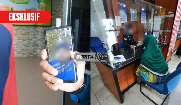 (Gambar kiri) - Shuib meminta kebenaran kepada salah seorang anak pemimpin tertinggi GISBH. (Gambar kanan) ibunya buat repot polis di balai polis Jitra, Kedah yang enggan mengikut anaknya pulang ke Kuala Lumpur untuk mendapatkan rawatan pada Januari 2022. (Gambar kiri) - Shuib meminta kebenaran kepada salah seorang anak pemimpin tertinggi GISBH. (Gambar kanan) ibunya buat repot polis di balai polis Jitra, Kedah yang enggan mengikut anaknya pulang ke Kuala Lumpur untuk mendapatkan rawatan pada Januari 2022.